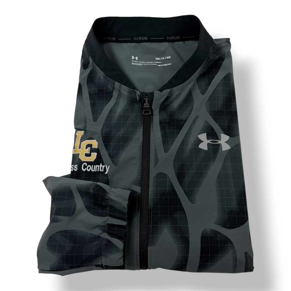 Under Armour Lumen Christi Titans Cross Country‎ HeatGear Jacket Mens Small Gray